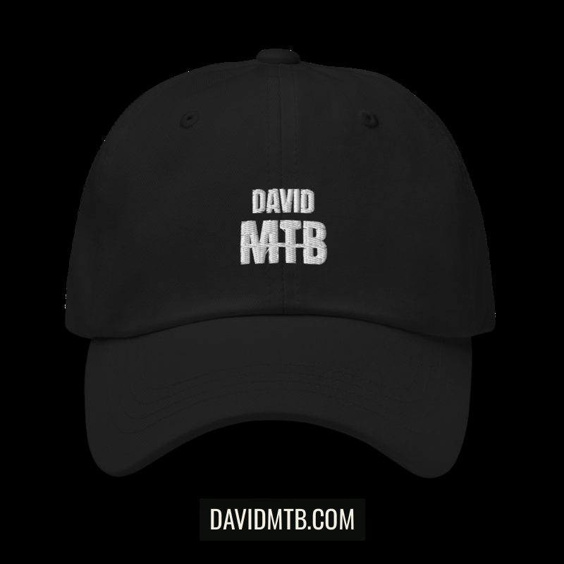 David MTB Dad Hat (Black)